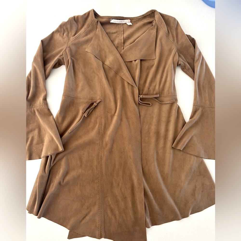 Chelsea & Violet faux suede duster size XS